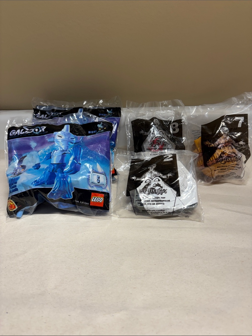 Assorted kids meal toys